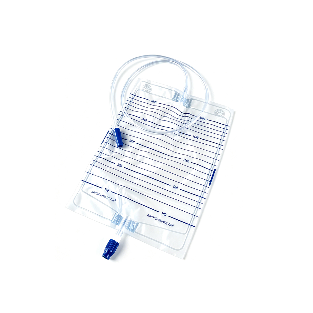 1000 ml/1500 ml/2000 ml Precyzyjny, szczelny worek na mocz klasy medycznej z zaworem śrubowym
